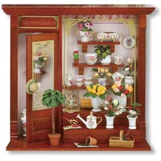   Display w Dollhouse Miniatures Room Box By Reutter Porcelain Vignette
