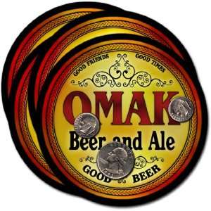 Omak, WA Beer & Ale Coasters   4pk