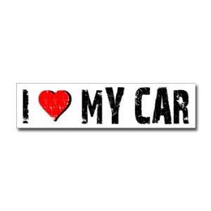  I Love My Car   Window Bumper Sticker Automotive