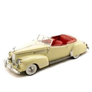  1941 Packard 180 Darrin Yellow 118 Diecast Model Car 