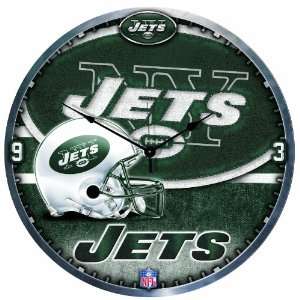   : NFL New York Jets 18 Inch High Definition Clock: Sports & Outdoors