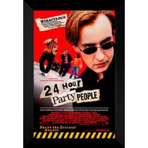  24 Hour Party People 27x40 FRAMED Movie Poster   A 2002 