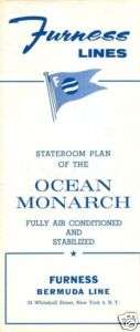 OCEAN MONARCH Deck Plan  