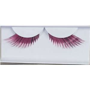  Costumes For All Occasions EA82 Eyelashes Feather Pink 