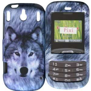 Snow Wolf Palm Pixi Plus only AT&T Case Cover Hard Phone Cover Snap on 