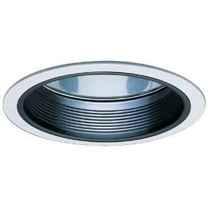    CFL Black Baffle with White Ring 6 CFL Clear Reflector with Baffle
