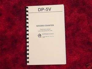   English eManual for Russian DP5 Geiger Counter (eManualYOU PRINT IT