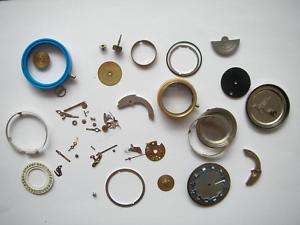 Lot of Lanco watch parts, ladies and gents dials swiss  