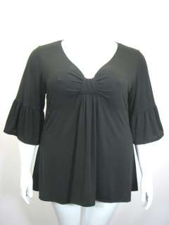 BEAUTIFUL CLASSY PLUS SIZE TOPS 3/4 SLEEVE(IN 4 COLOR)  
