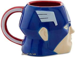   Store Marvel SCULPTURED CAPTAIN AMERICA 3 D Coffee CUP MUG NEW  