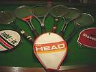 VINTAGE 1970s HEAVY METAL COLLECTION TENNIS RACKETS LOT OF 6 RACQUETS