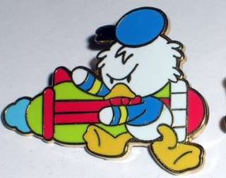   Disney 7 Pin SET Mickey Castle Pluto Donald Duck Chip Dale  