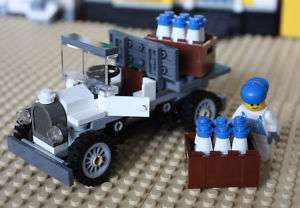 LEGO Custom My Milkman Car Minifig Train City NEW  