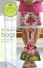 Amy Butler In Town Bag Handbag Drawstring Purse Pattern 852256050038 