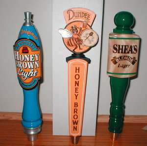 Different Beer Tap Handles MINT NEVER USED  
