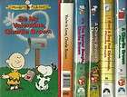 Lot 6 Charlie Brown Peanuts VHS Videos OUT OF PRINT