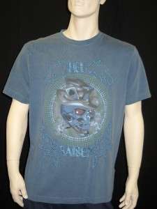 NWT TED BAKER Blue T Shirt Hell Hellraiser sz 5 $110  