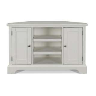 Home Styles Naples White Corner TV Stand 5530 07 at The Home Depot