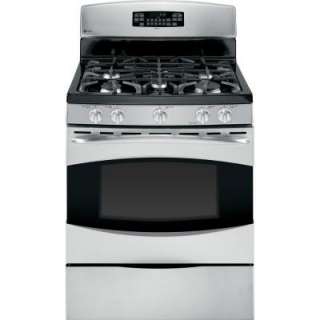GE Profile 30 in. Self Cleaning Freestanding Gas Convection Range in 