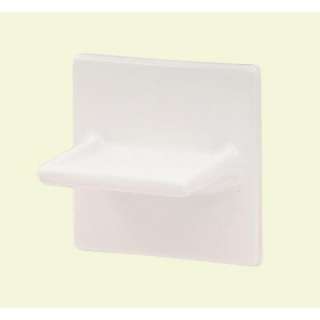 Lenape Wall Mounted White Ceramic Soap Dish 1803W at The Home Depot 
