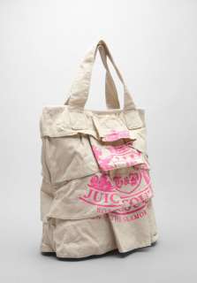 JUICY COUTURE Heritage Crest Ruffle Tote in Natural at Revolve 
