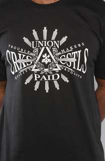 Crooks and Castles The Mens Knit Paid In Full TShirt in Black 