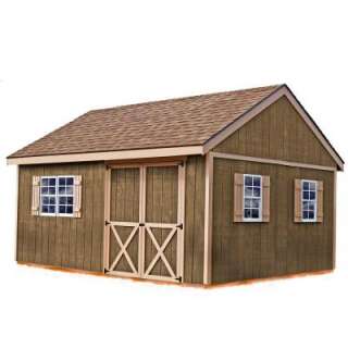 Best Barns New Castle 16 ft. x 12 ft. Wood Storage Shed Kit includes 