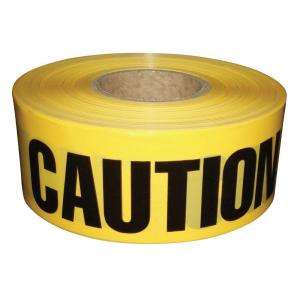 Safety Flag 3 in. x 1,000 ft. Caution Barricade Tape CBT3 at The Home 