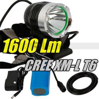   CREE XML XM L T6 LED Bicycle Light HeadLight HeadLamp Battery Charger