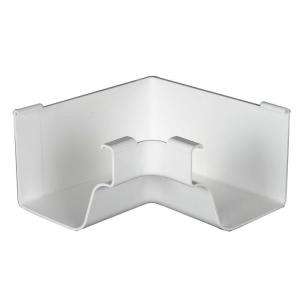 Amerimax Home Products White Vinyl K Style Inside Mitre M0504 at The 
