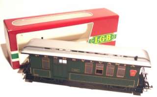 LGB 3801 E 02 G SCALE PENNSYLVANIA PRR BAGGAGE AND EXPRESS COMBINE CAR 
