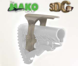 MAKO Shotgun Adjustable Cheek Riser for GLR16 Stock TAN  