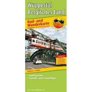 Rad  und Wanderkarte Wuppertal   Bergisches Land: Mit Ausflugszielen 