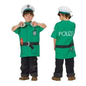 Kinder Kostüm T Shirt Polizist Polizei  Spielzeug
