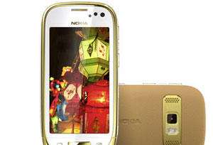 Nokia C7 00 Oro Smartphone (8,9 cm (3,5 Zoll) Display, Touchscreen, 8 