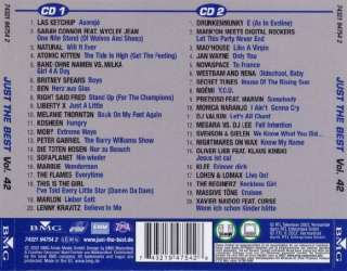 Just the Best Vol. 42   doppel CD   2002   TOP ZUSTAND  