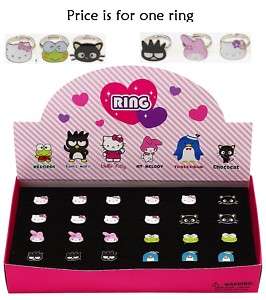 Hello Kitty Friends Assorted Rings   CHOOSE ONE  