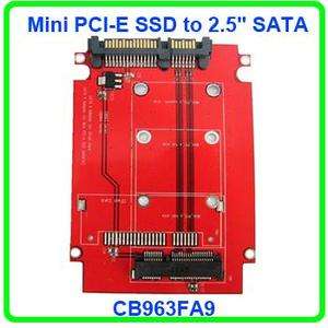 Mini PCI e SSD to 2.5 SATA Converter Adapter  