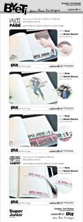 SJ SUJU Super Junior   Notebook / Diary ELF Deluxe Edition Fanmade 