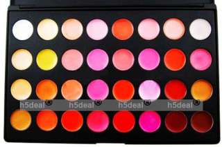 32 Color Professional Cosmetic Lip Lips Gloss Lipstick Palette Make up 