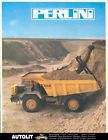 1969 perlini construction dump truck brochure  