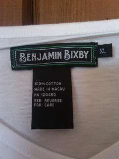 98 BENJAMIN BIXBY Andre 3000 Mens T Shirt white XL  