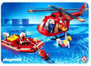 Playmobil SOS Helikopter mit Rettungsboot 4428 in Baden Württemberg 