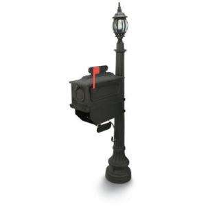 Postal Products Unlimited 1812 Beaumont 72 in. Plastic Black Mailbox 