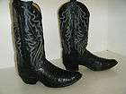 JUSTIN Reptile Skin Cowboy Boots Size 8.5 D Men Used