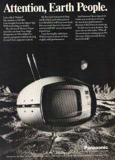 1971~PANASONIC TV~Attention Earth People~Alien~Outer Space~Planet 