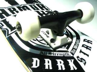 Darkstar Armor Light Team White Deck Komplett Skateboard 7.7:  