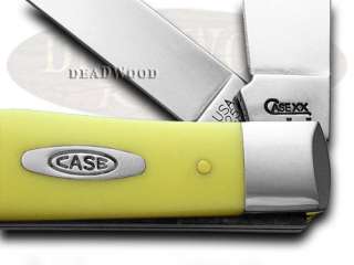 CASE XX Yellow Synthetic Trapper CV Pocket Knife Knives  