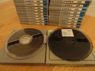 Lot of 40, Ampex 642, Reel to Reel Audio Tape, #2  
