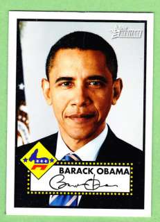 2009 Topps Heritage Barack Obama Political Card #20  